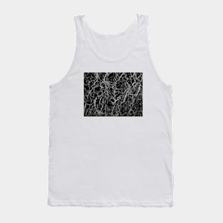 Black & White Marble Texture Tank Top